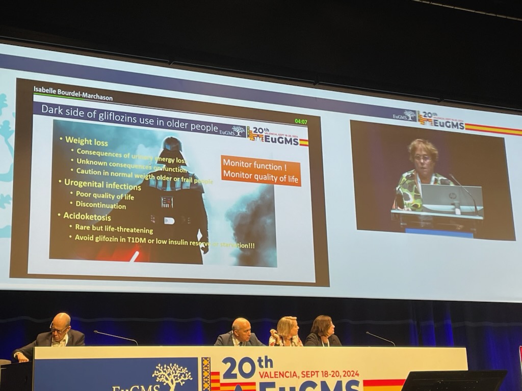 Présentation du Dr Bourdel-Marchasson au 20e congrès EuGMS